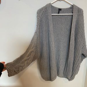 Oversized Knit Cardigan - Medium